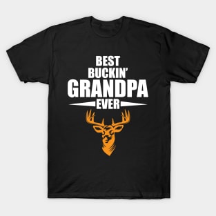 Best buckin' grandpa ever T-Shirt